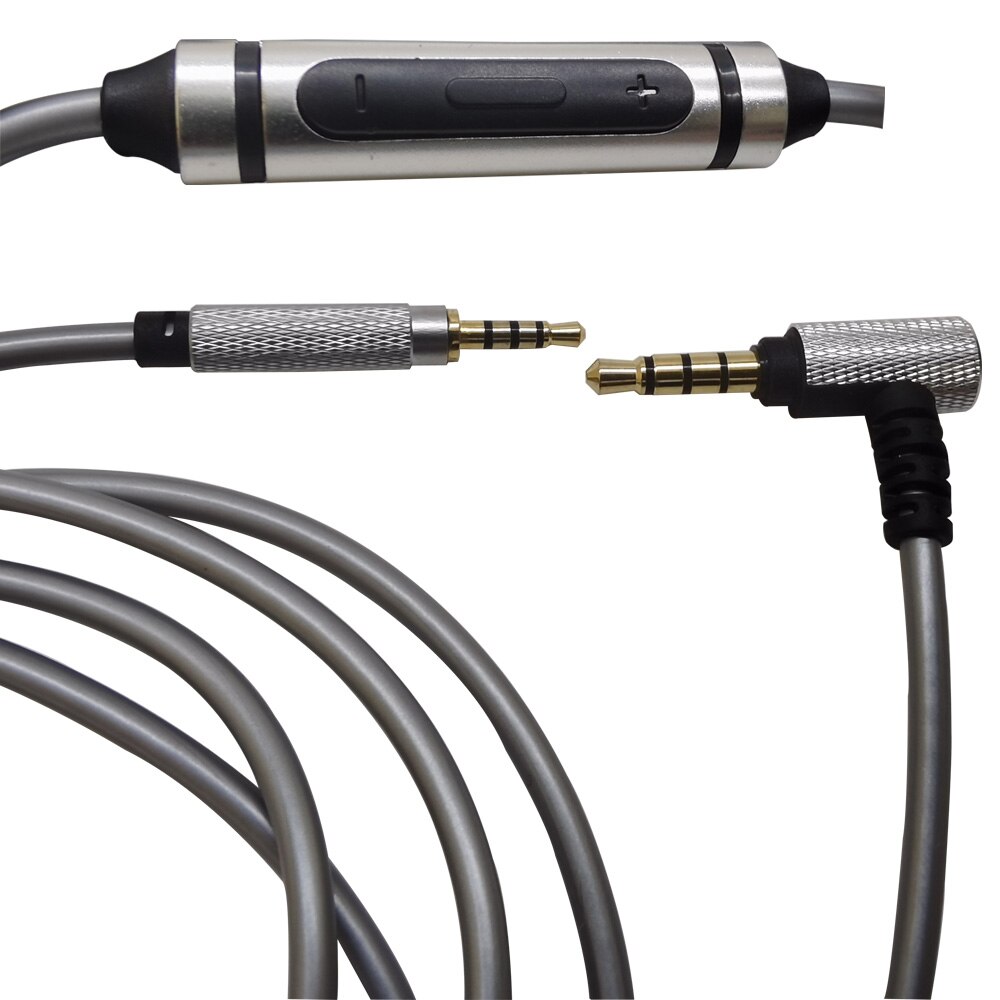 Verde 5,5 pies Y500 2,5 mm Macho a 3,5 mm Macho AUX estéreo Cable Geekria QuickFit Y50 Cable de Audio de Repuesto para Auriculares AKG Y40 