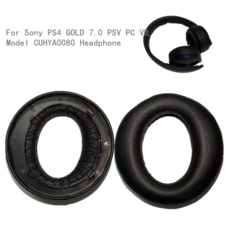 Ear Pad Sony PS4 GOLD 7.0 PSV PC VR Model CUHYA0080 Headphone Cushion Cups Cover Ear Pad Sony PS4 GOLD 7.0 PSV PC VR Model CUHYA0080 Headphone Cushion Cups Cover