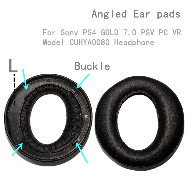 Ear Pad Sony PS4 GOLD 7.0 PSV PC VR Model CUHYA0080 Headphone Cushion Cups Cover Ear Pad Sony PS4 GOLD 7.0 PSV PC VR Model CUHYA0080 Headphone Cushion Cups Cover