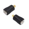 1 Pair HIFI Headphone Plug MMCX JH HD580 3.5mm to 0.78mm Pin Audio Adapter
