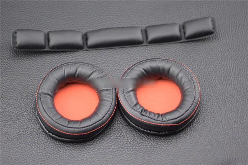 Ear pad cushion bands for SteelSeries Siberia 840 800 Headset Dolby 7.1 headphones Leather
