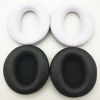 Ear pads Cushion for COWIN E7 / Pro Headphones Black White Protein Leather