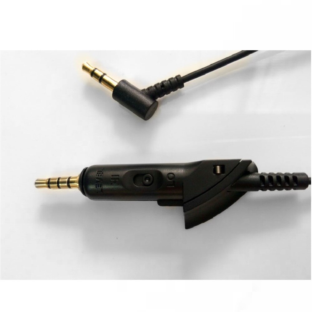 Audio Remote Control Cable for Bose QC15 QC 15 QC2 QC 2 Headphone Aux 3.5mm Cord Audio Remote Control Cable for Bose QC15 QC 15 QC2 QC 2 Headphone Aux 3.5mm Cord