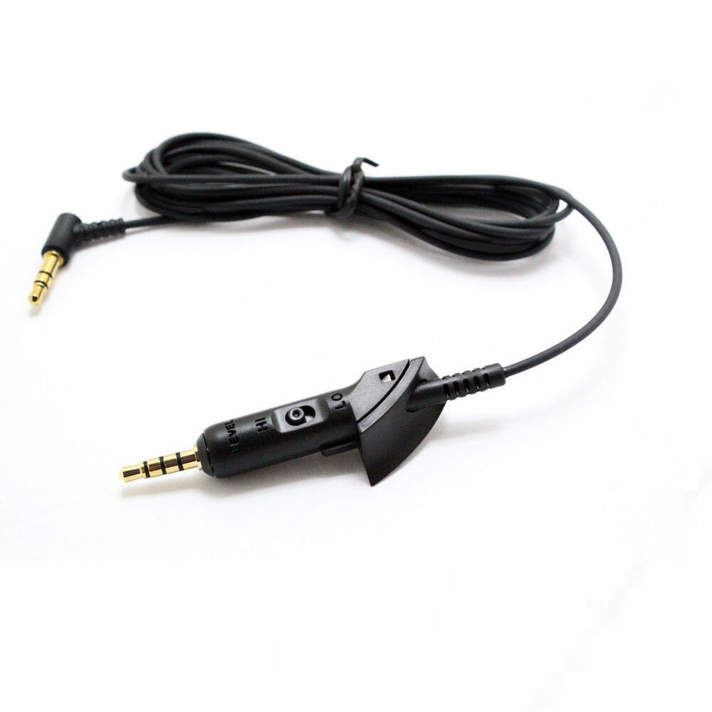 Audio Remote Control Cable for Bose QC15 QC 15 QC2 QC 2 Headphone Aux 3.5mm Cord Audio Remote Control Cable for Bose QC15 QC 15 QC2 QC 2 Headphone Aux 3.5mm Cord