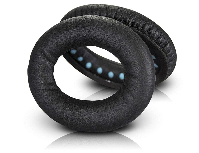 Ear pads Bose QuietComfort2 Q35 QC35 AE2 QC35II Cushion Leather Black Cover