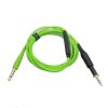 3.5 to 2.5 mm Male HIFI Audio Cable AKG K450 K451 K452 Q460 K480NC Mic Volume Control Green