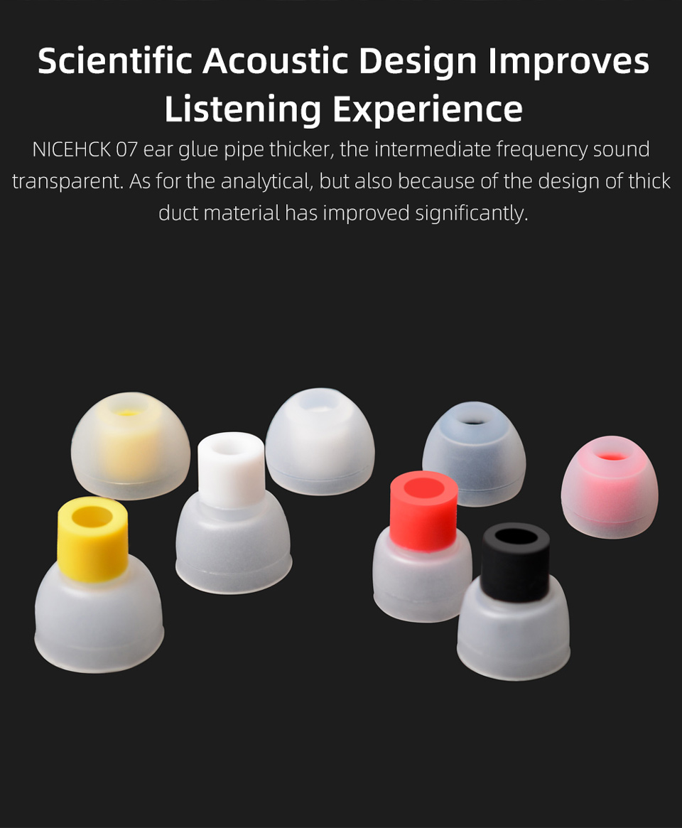 Ear Tips Silicone Buds NX7 MK3 ASX ZSN ZS10 Pro ZSX Earphone Sleeves S M L