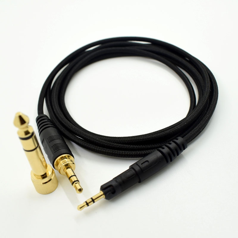 Audio Cable 3.5 to 6.35 mm adapter Sennheiser HD518 HD598 HD595 ATH-M50X M40