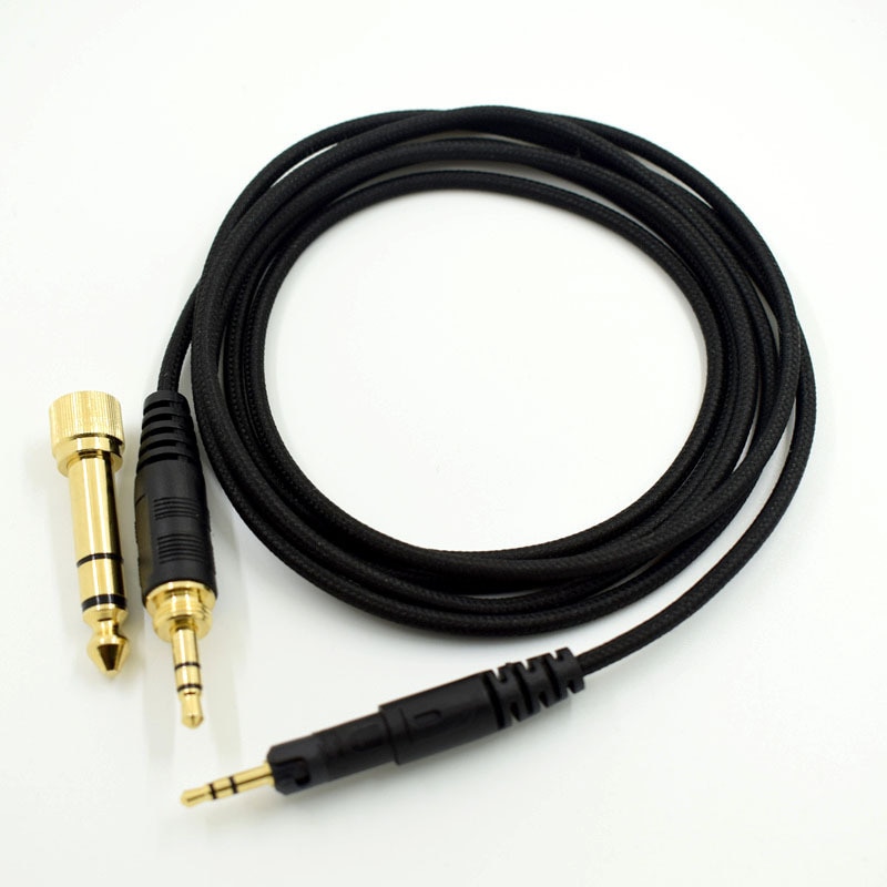 Audio Cable 3.5 to 6.35 mm adapter Sennheiser HD518 HD598 HD595 ATH-M50X M40