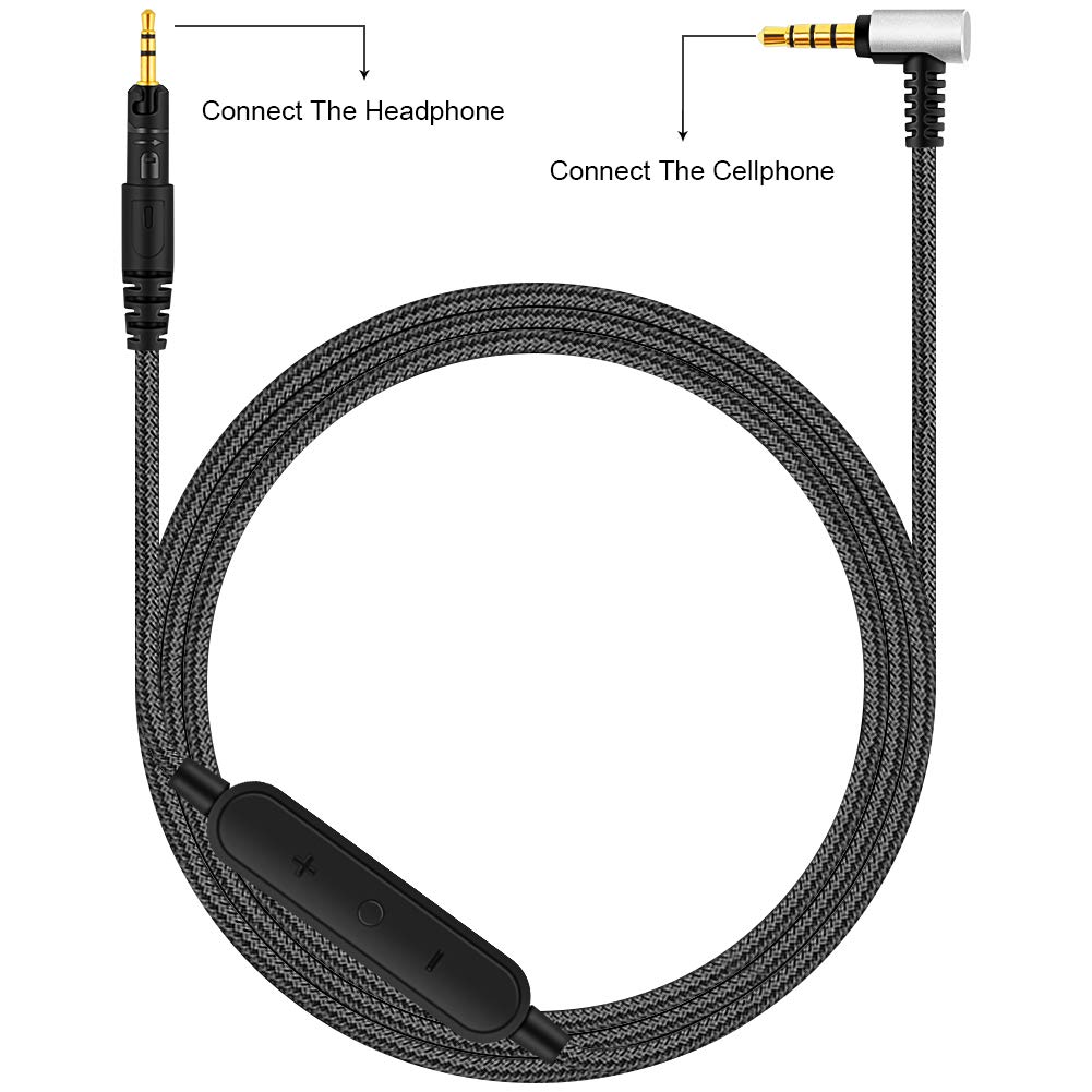 OFC Audio Cable Microphone Control Technica ATH-M50X ATH-M60X ATH-M40X ATH-M70X ATH M70X M60X M50X M40X 2.5 to 3.5mm OFC Audio Cable Microphone Control Technica ATH-M50X ATH-M60X ATH-M40X ATH-M70X ATH M70X M60X M50X M40X 2.5 to 3.5mm