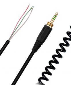 Alternative view of 6.35 / 3.5 mm Aux OFC Spring Cable Sony MDR-7506 MDR-7509 MDR-V6 MDR-V600 MDR-V700 MDR-V900 Adapter