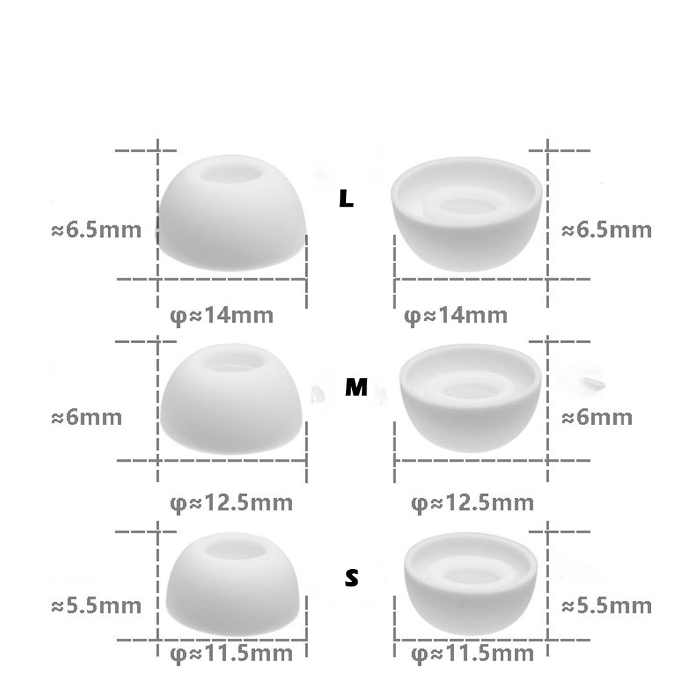 TWS Silicone Ear tips Realme Air2 Air 2 Buds Sleeves
