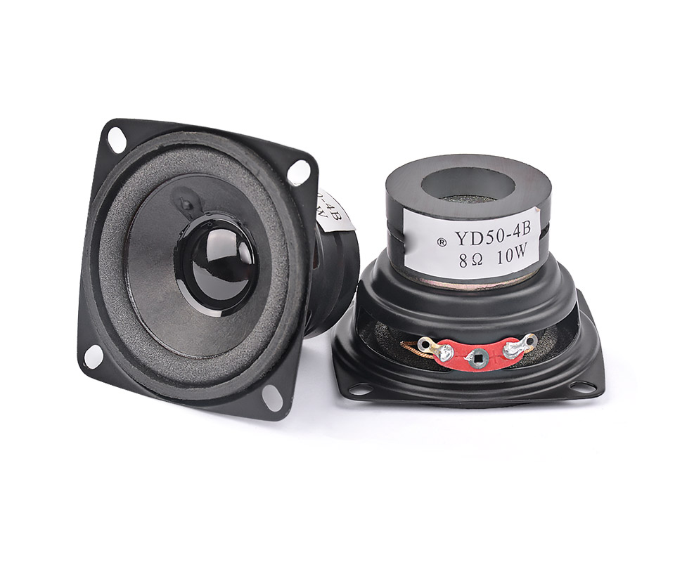 2Pcs Audio Speaker 8 Ohm 10W Mini Loudspeaker BT Driver Unit 53mm 45mm
