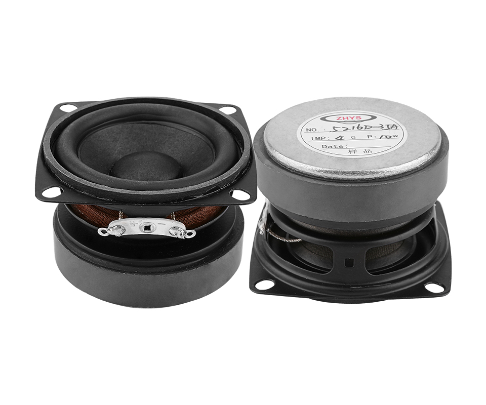 2Pcs 53mm Audio Portable Speakers Full Range 4 Ohm 15 W Loudspeaker