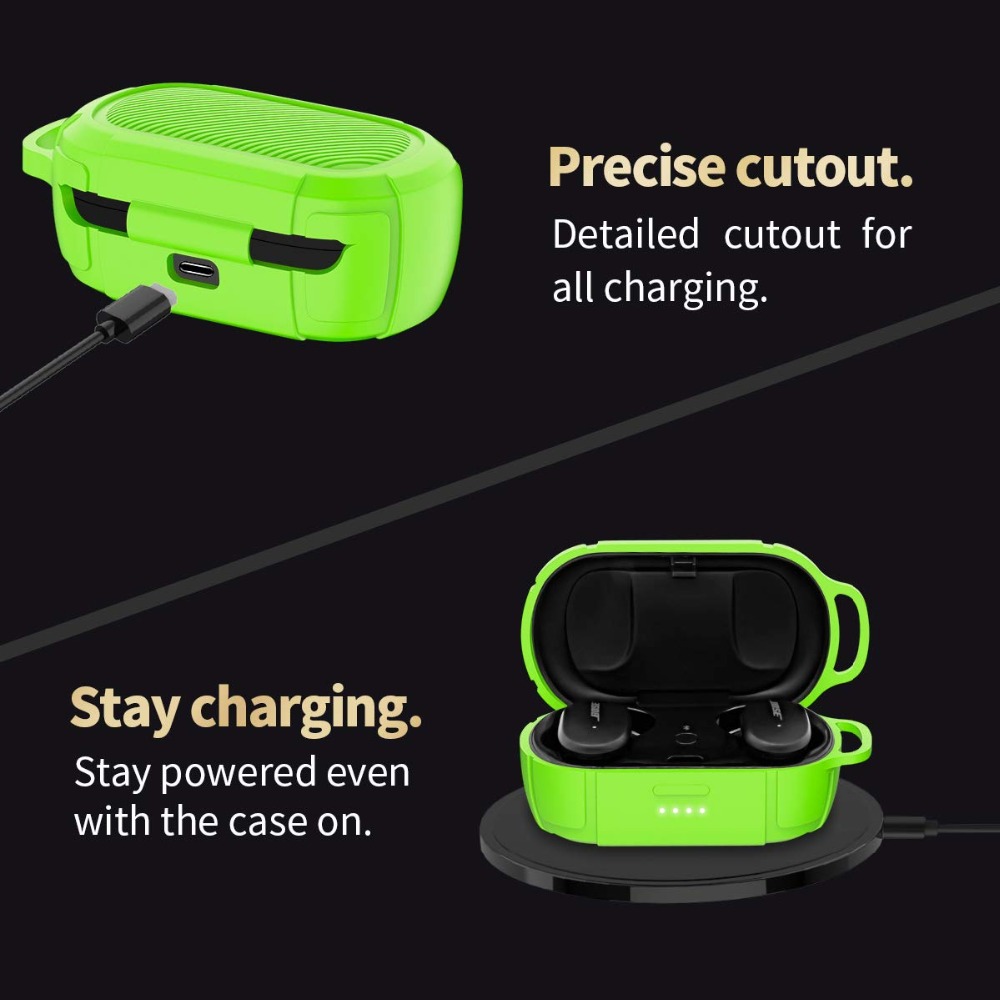Silicone Case Cover Bose QuietComfort Wireless Earphones Dustproof Shockproof Protective Bag Silicone Case Cover Bose QuietComfort Wireless Earphones Dustproof Shockproof Protective Bag