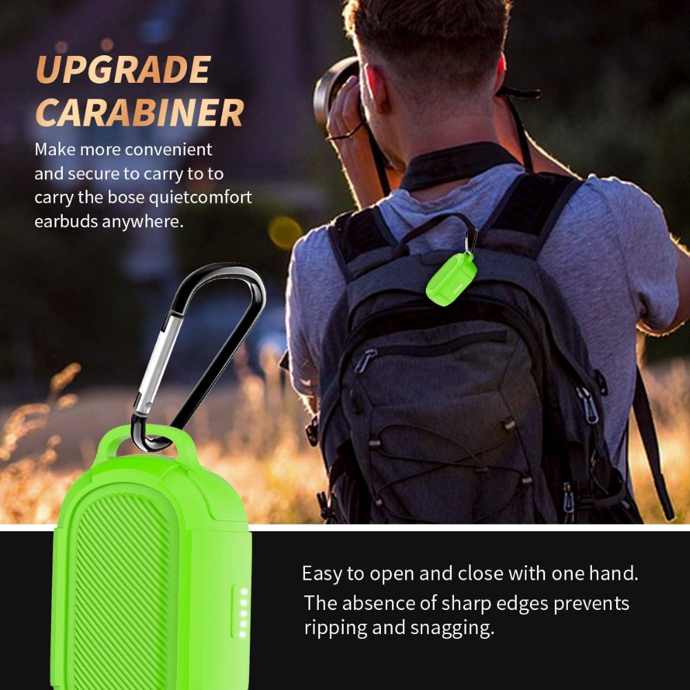 Silicone Case Cover Bose QuietComfort Wireless Earphones Dustproof Shockproof Protective Bag Silicone Case Cover Bose QuietComfort Wireless Earphones Dustproof Shockproof Protective Bag