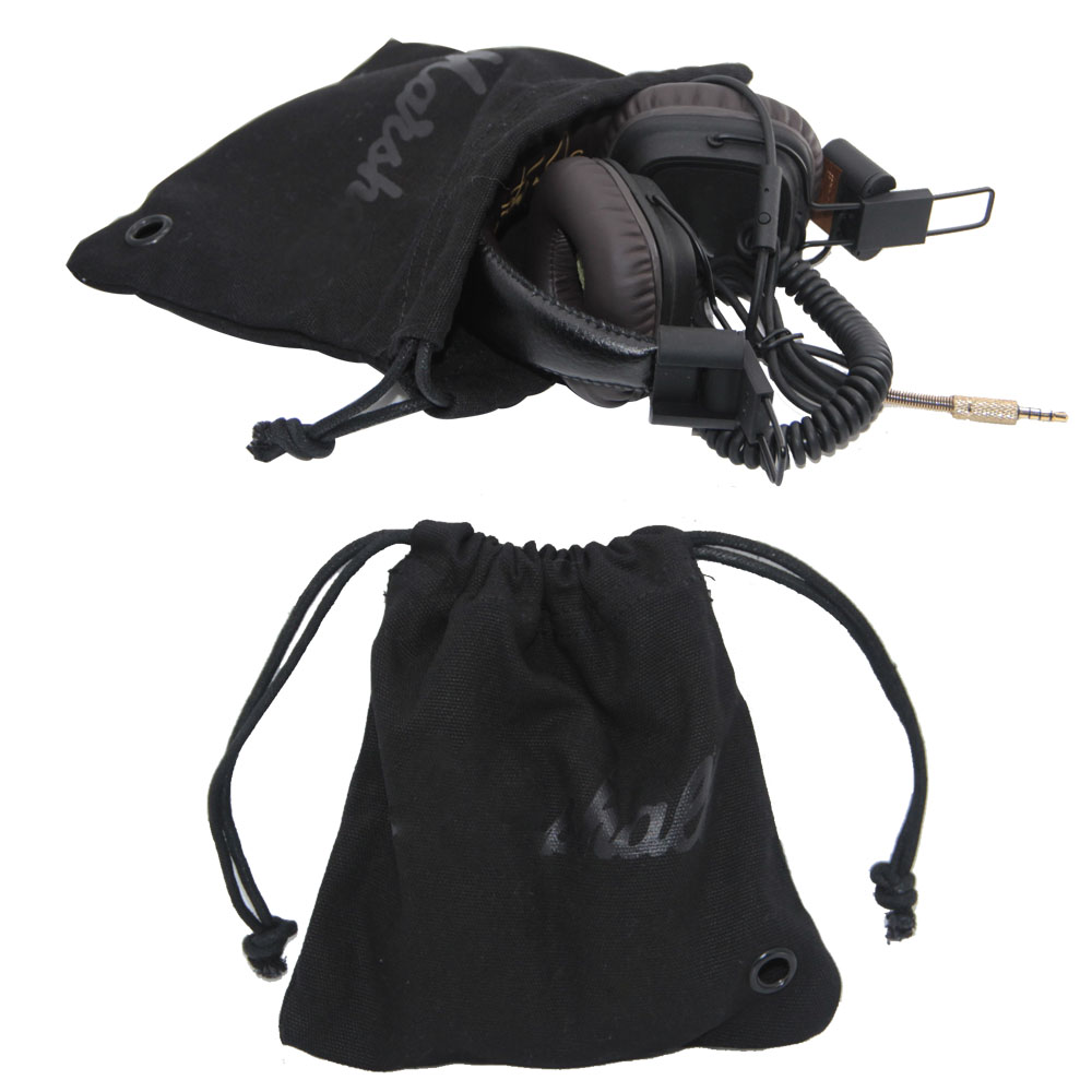Headphone Bag Marshall Major / Monitor Wireless / Monitor II ANC Black Canvas Pouch