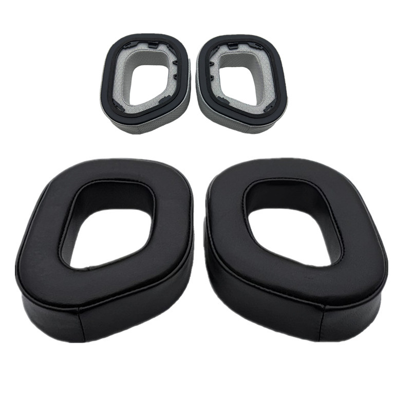 Ear Pads Corsair HS80 RGB Wireless Headphone Cushion Foam Sheepskin Cover Black