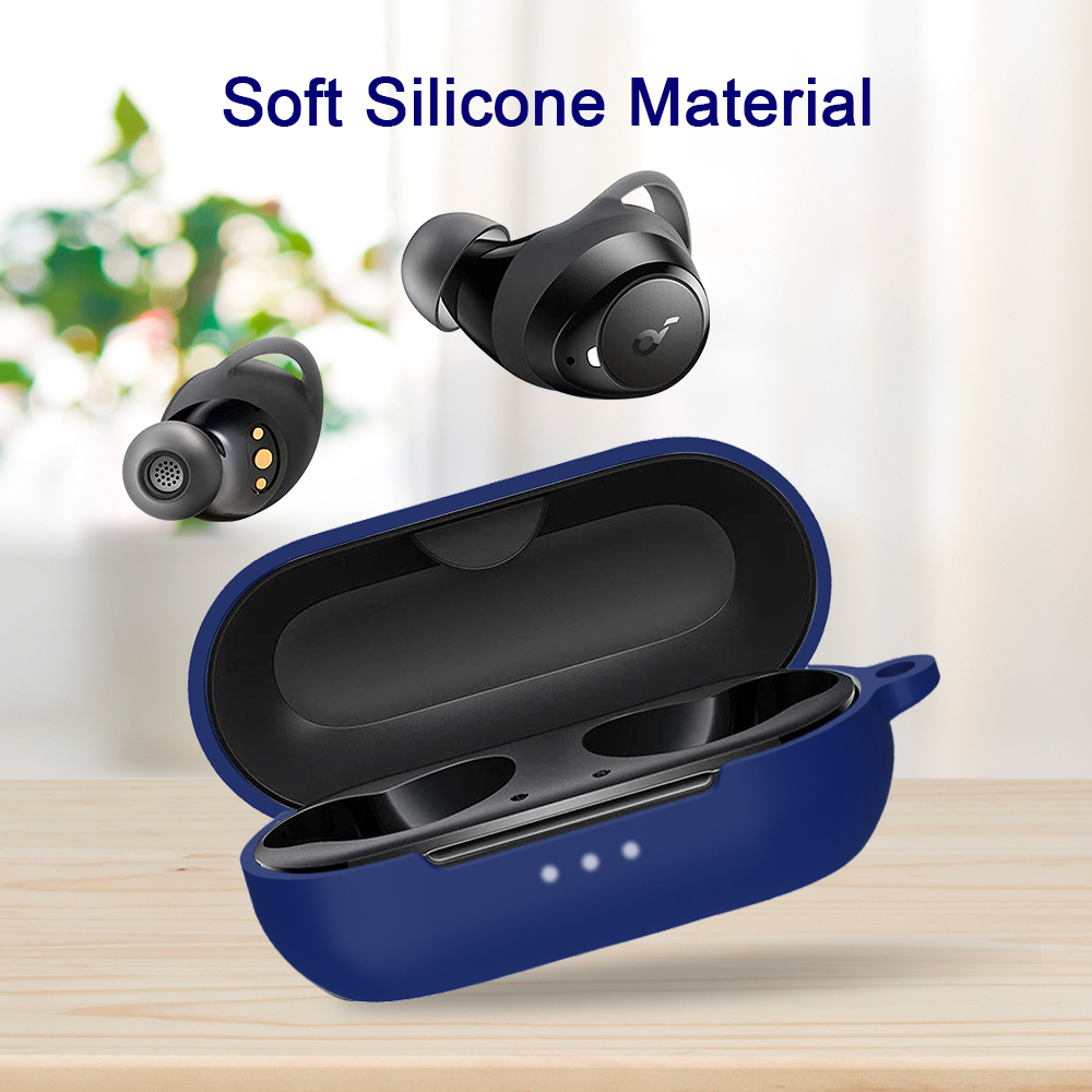 Silicone Case For Anker Soundcore Liberty Neo 2 Neo2 Protective Cover Washable Dust-proof