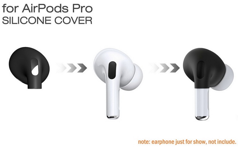Ear Tips AirPods Pro Eartips Earbuds Skin Cover Sleeve Ear Tips AirPods Pro Eartips Earbuds Skin Cover Sleeve