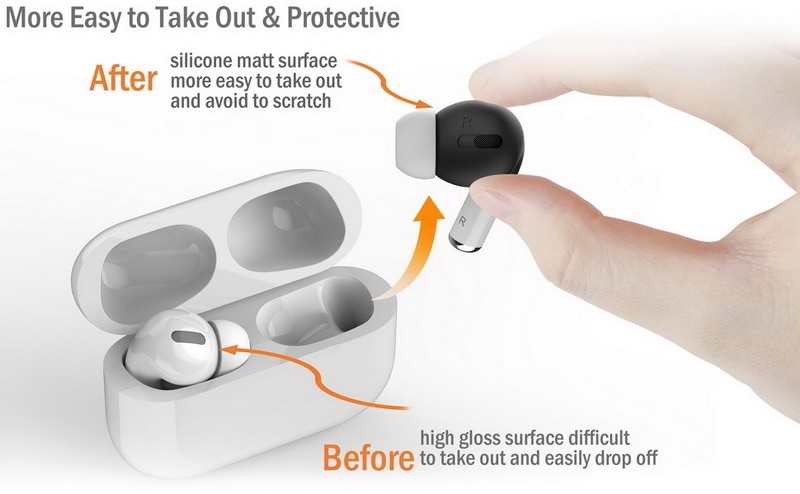 Ear Tips AirPods Pro Eartips Earbuds Skin Cover Sleeve Ear Tips AirPods Pro Eartips Earbuds Skin Cover Sleeve