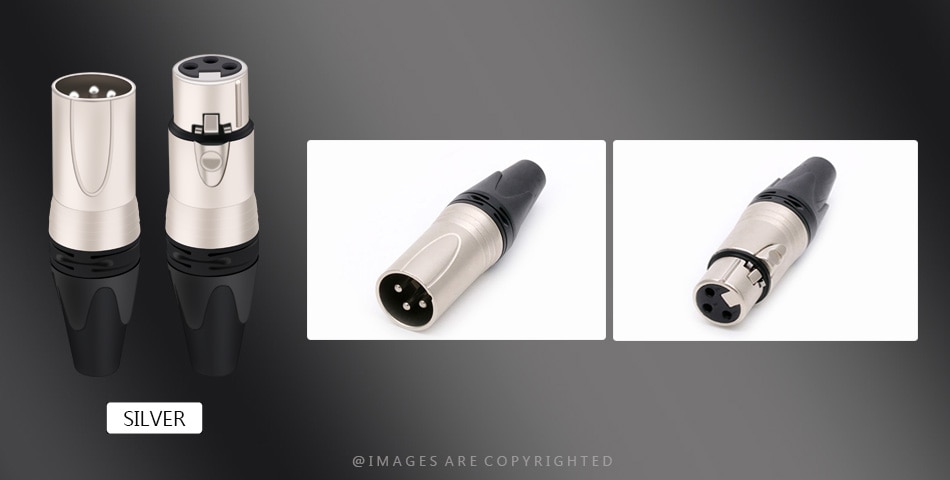 3Pins XLR Connector Microphone Plug Female Jack + Male Adapter MIC Wire 3Pins XLR Connector Microphone Plug Female Jack + Male Adapter MIC Wire