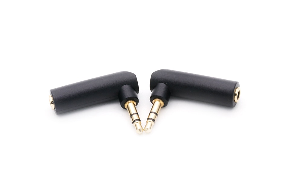 Connector 2.5/3.5 Plug L Shape Angle Female to 3.5mm 2/3 Pole Male Adapter Connector 2.5/3.5 Plug L Shape Angle Female to 3.5mm 2/3 Pole Male Adapter