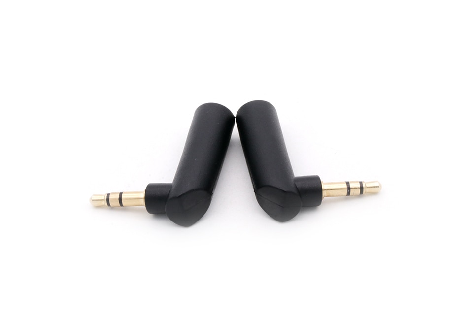 Connector 2.5/3.5 Plug L Shape Angle Female to 3.5mm 2/3 Pole Male Adapter Connector 2.5/3.5 Plug L Shape Angle Female to 3.5mm 2/3 Pole Male Adapter