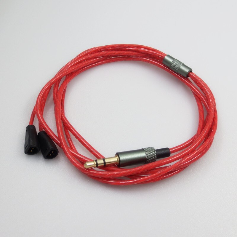 1.2m Replacement Audio Upgrade Cable for IE8I IE80 IE80S Headphone Cable High Count Oxygen Free Copper Core Cable Repair Parts