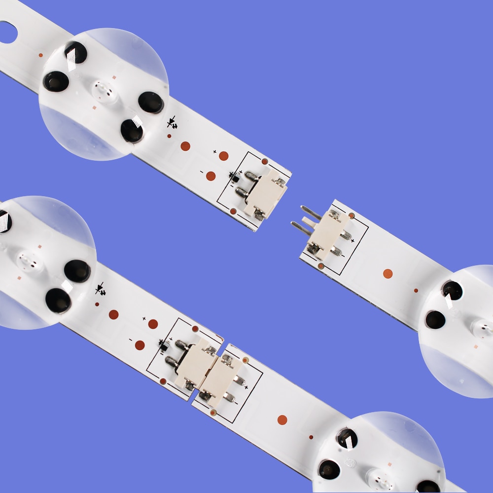 LED Backlight strip(4)For LG 49UV340C 49LJ614V 49UJ6525 49UJ6585 49UJ6565 49UJ651V 49UJ670V 49UJ701V V17 49 R1 L1 ART3 2862 2863
