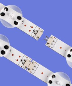 Alternative view of LED Backlight strip LG 49UV340C 49UJ6525 V17 49 R1 L1 ART3 2862 2863