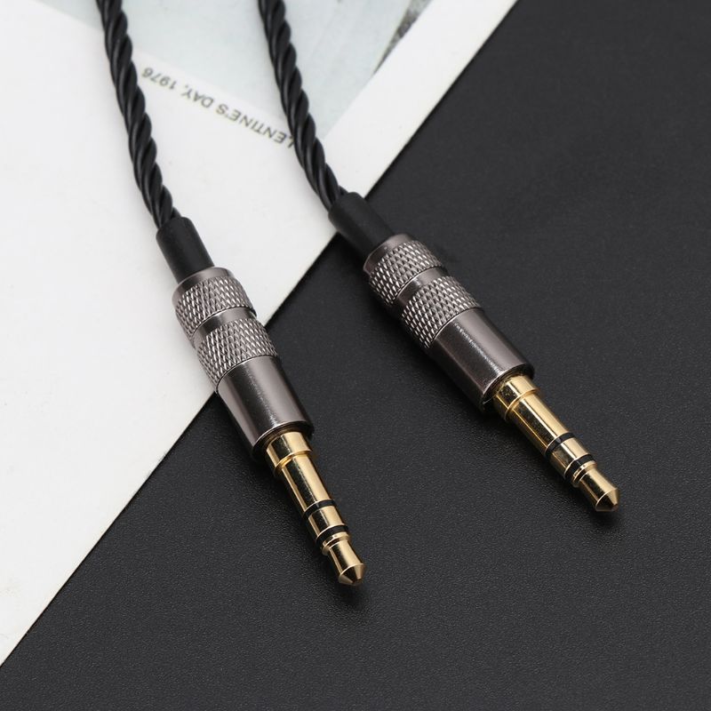 1.2M Twist Headphone Cable Replacement 3.5MM Male to 3.5MM Male Audio Core Adapter for SOLO Car AUX Wire 1.2M Twist Headphone Cable Replacement 3.5MM Male to 3.5MM Male Audio Core Adapter for SOLO Car AUX Wire