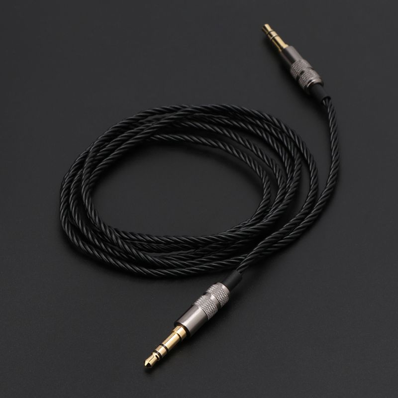 1.2M Twist Headphone Cable Replacement 3.5MM Male to 3.5MM Male Audio Core Adapter for SOLO Car AUX Wire 1.2M Twist Headphone Cable Replacement 3.5MM Male to 3.5MM Male Audio Core Adapter for SOLO Car AUX Wire