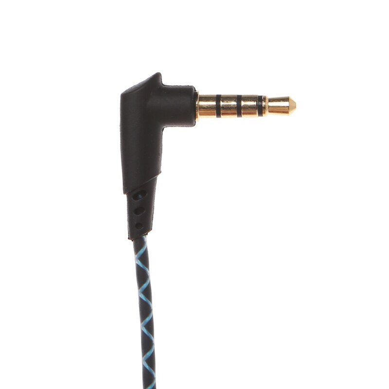 3.5mm Bended Earphone Maintenance Wire DIY Headphone Replacement Cord With Mic 3.5mm Bended Earphone Maintenance Wire DIY Headphone Replacement Cord With Mic
