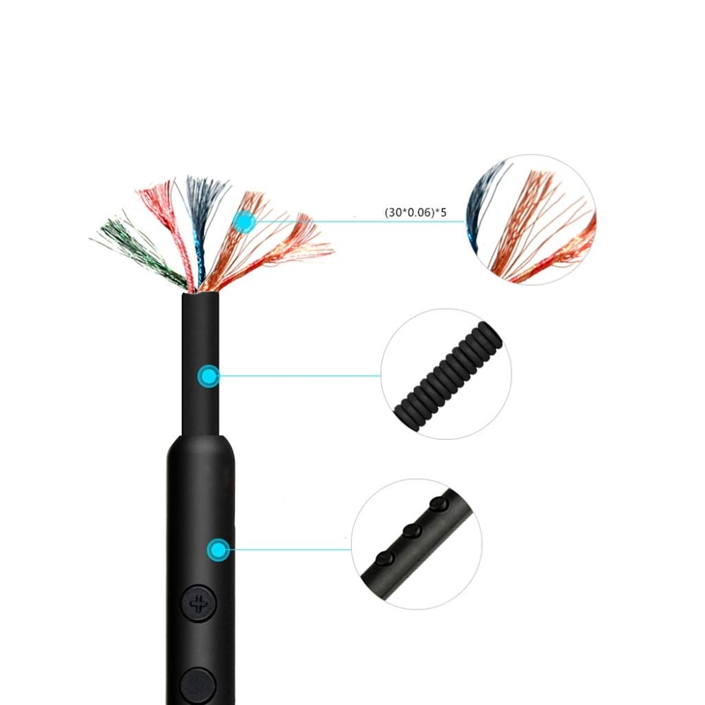 Spring OFC Replacement Cable Extension Cord for Marshall Major Monitor Mid I 1 II 2 III 3 IV 4 A.N.C Voice Bluetooth Headphones