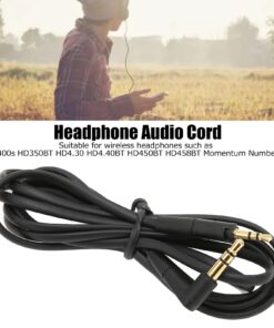 Alternative view of OFC Cable Extension Cord for Sennheiser HD 4.30 4.30i 4.30g 4.40BT 350BT 4.50BTNC 400S 450BT 458BT Headphones