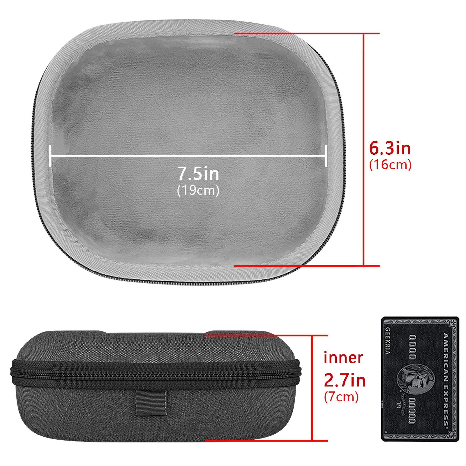 Headphones Case Pouch for Logitech H340 USB, H390 USB, H151, Portable Bluetooth Earphones Headset Bag For Accessories Headphones Case Pouch for Logitech H340 USB, H390 USB, H151, Portable Bluetooth Earphones Headset Bag For Accessories