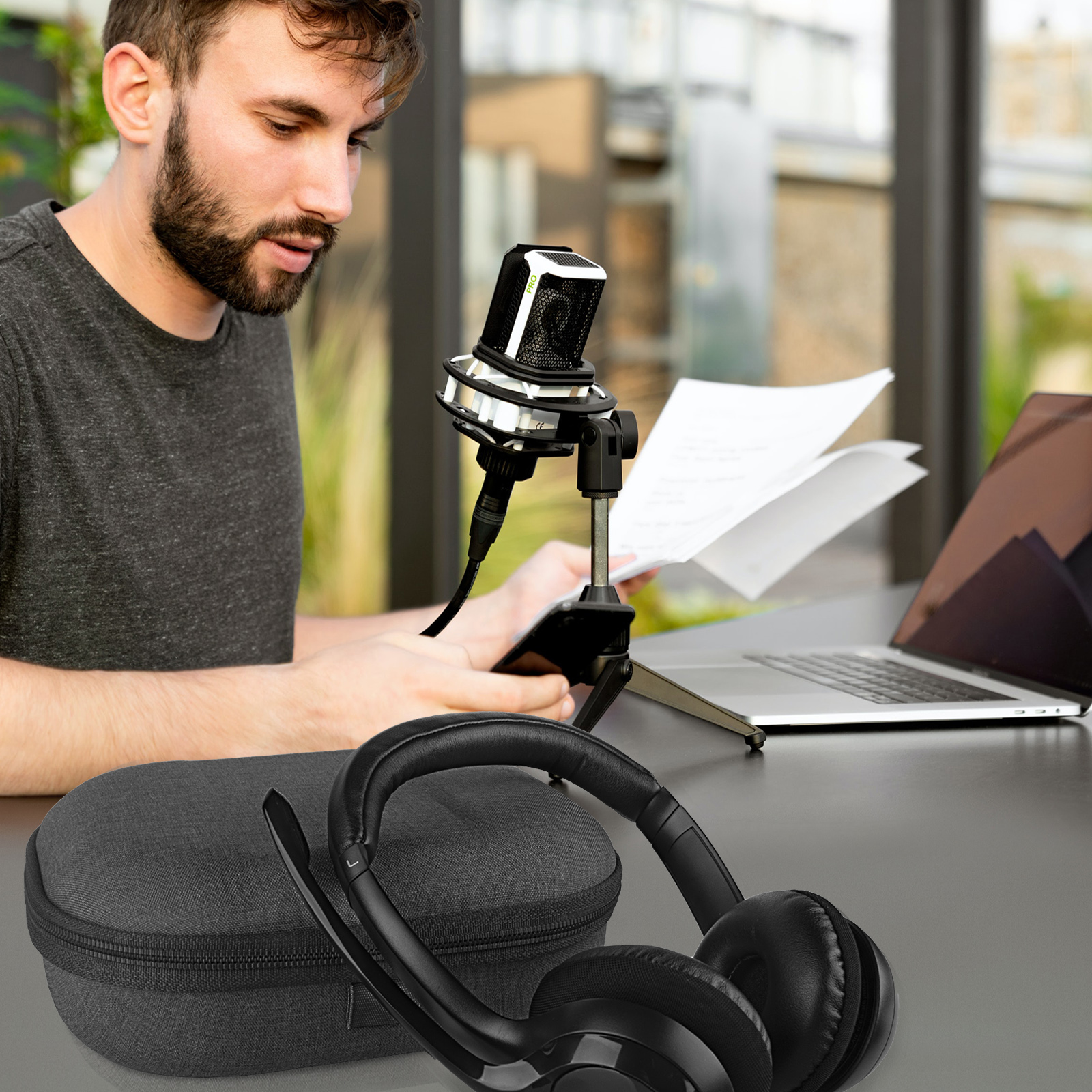 Headphones Case Pouch for Logitech H340 USB, H390 USB, H151, Portable Bluetooth Earphones Headset Bag For Accessories Headphones Case Pouch for Logitech H340 USB, H390 USB, H151, Portable Bluetooth Earphones Headset Bag For Accessories