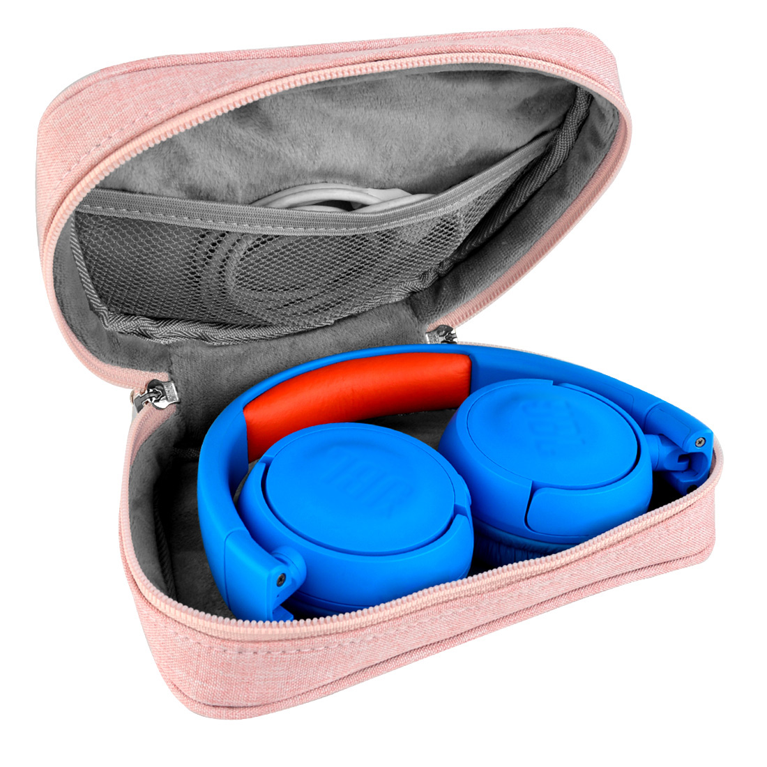 Headphones Case Pouch Compatible With JBL JR 300BT, JR 300 Portable Bluetooth Earphones Headset Bag For Accessories Headphones Case Pouch Compatible With JBL JR 300BT, JR 300 Portable Bluetooth Earphones Headset Bag For Accessories