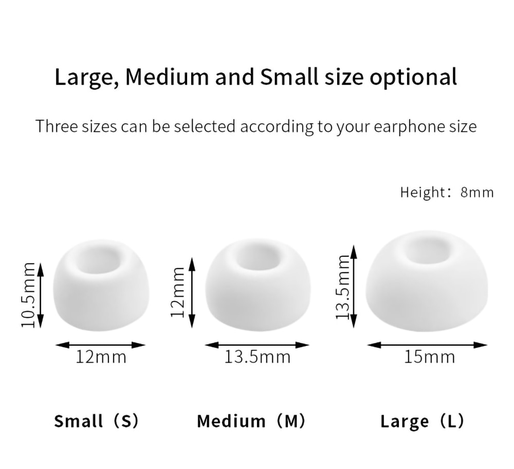 6Pcs Silicone Ear Tips for Apple AirPods Pro2 TWS Eartips AirPods Pro Earbuds Tips With Filter Screen Soft Earplugs 6Pcs Silicone Ear Tips for Apple AirPods Pro2 TWS Eartips AirPods Pro Earbuds Tips With Filter Screen Soft Earplugs