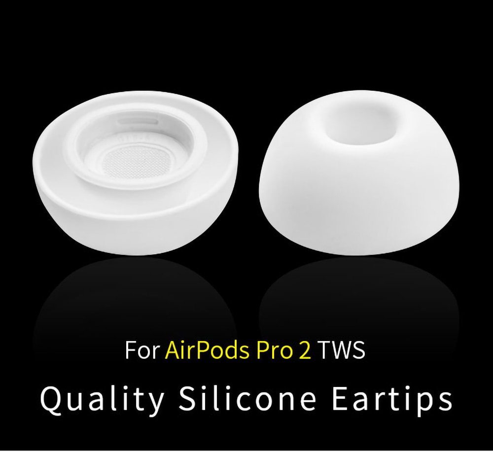 6Pcs Silicone Ear Tips for Apple AirPods Pro2 TWS Eartips AirPods Pro Earbuds Tips With Filter Screen Soft Earplugs 6Pcs Silicone Ear Tips for Apple AirPods Pro2 TWS Eartips AirPods Pro Earbuds Tips With Filter Screen Soft Earplugs