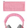 Flex Fabric Headband Cover For Razer Kraken Pro V2, 7.1 V2, Headphones Headband Cushion (Pink)