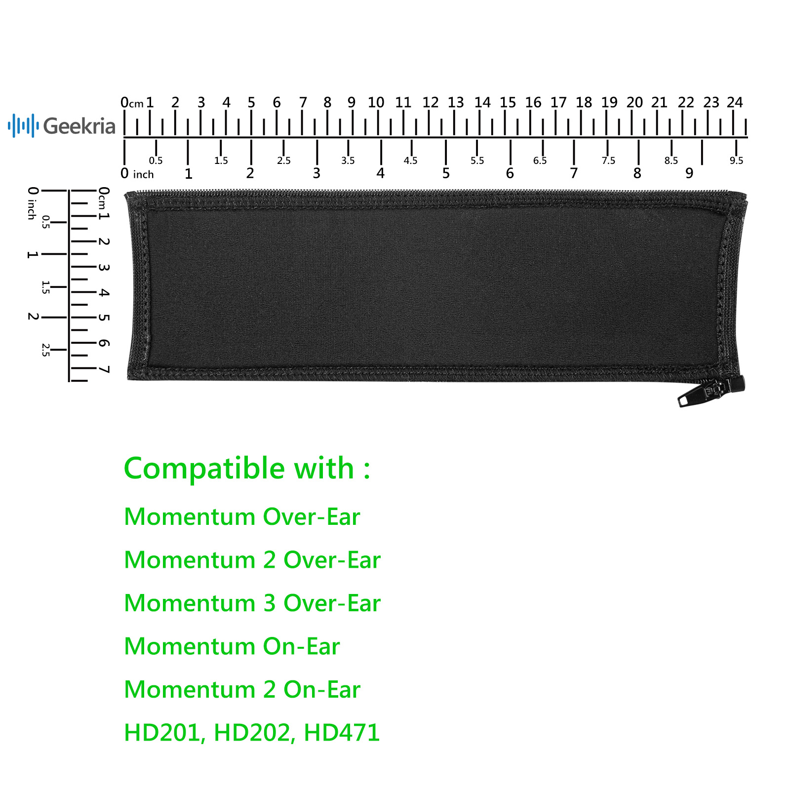 Headphones Headband Cover for Sennheiser Momentum 2 3 Over-Ear, Momentum 2 On-Ear, HD201,replacement Headband Protector