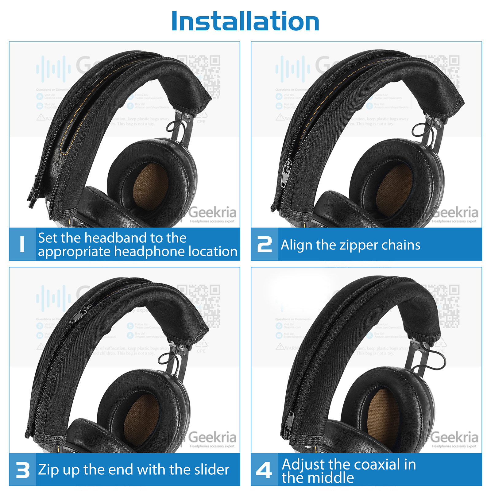 Headphones Headband Cover for Sennheiser Momentum 2 3 Over-Ear, Momentum 2 On-Ear, HD201,replacement Headband Protector