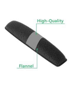 Velour Headphones Headband Pad, For Astro A40 A50 Band Headset Headband Cushion Cover (Black) - Image 4