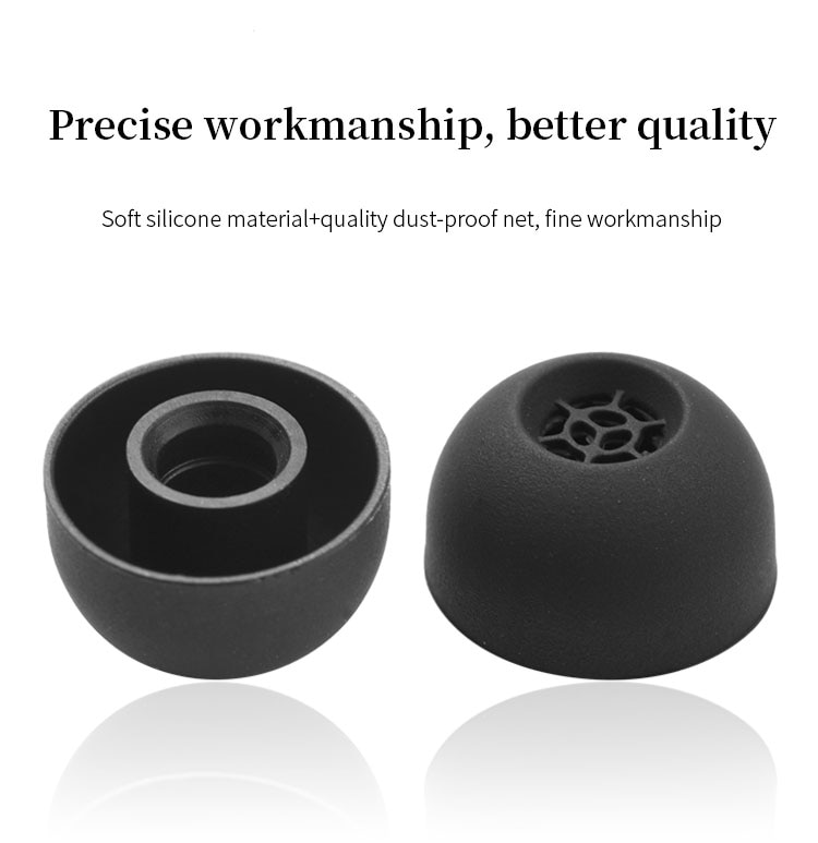 6Pcs Silicone Ear Tips for Sennheiser IE900 IE80S HIFI Eartips for IE600 IE300 Earphone Tips With Filter Screen Soft Earplugs 6Pcs Silicone Ear Tips for Sennheiser IE900 IE80S HIFI Eartips for IE600 IE300 Earphone Tips With Filter Screen Soft Earplugs