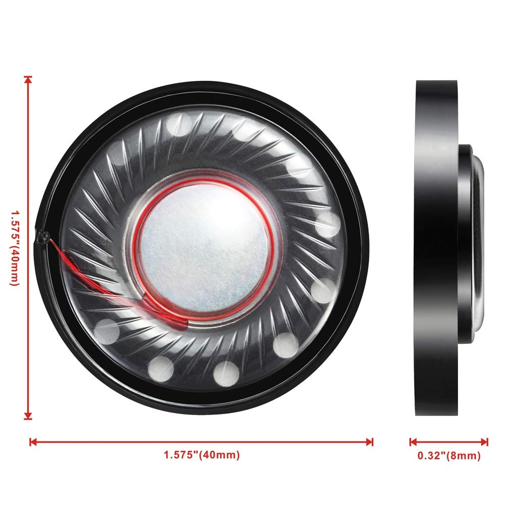 40mm DIY Replacement Speaker Unit Driver For Urbanears Zinken DJ Plattan 2 ADV Humlan Wireless On-Ear Bluetooth Headphones 40mm DIY Replacement Speaker Unit Driver For Urbanears Zinken DJ Plattan 2 ADV Humlan Wireless On-Ear Bluetooth Headphones
