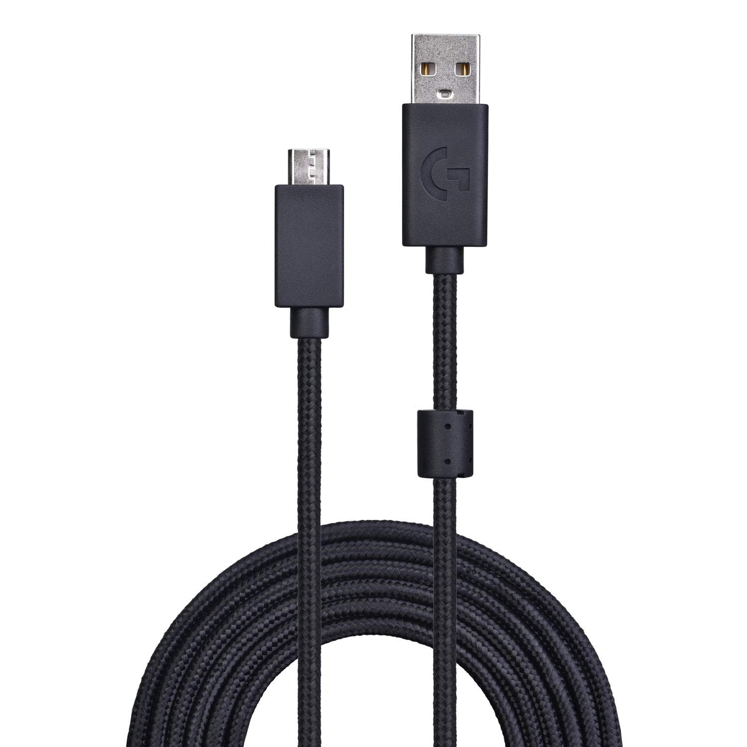OFC Nylon Braided Replacement USB Charging Audio Data Cable Extension Cord for Logitech G635 G633 G933 G935 G633S G933S Headsets OFC Nylon Braided Replacement USB Charging Audio Data Cable Extension Cord for Logitech G635 G633 G933 G935 G633S G933S Headsets