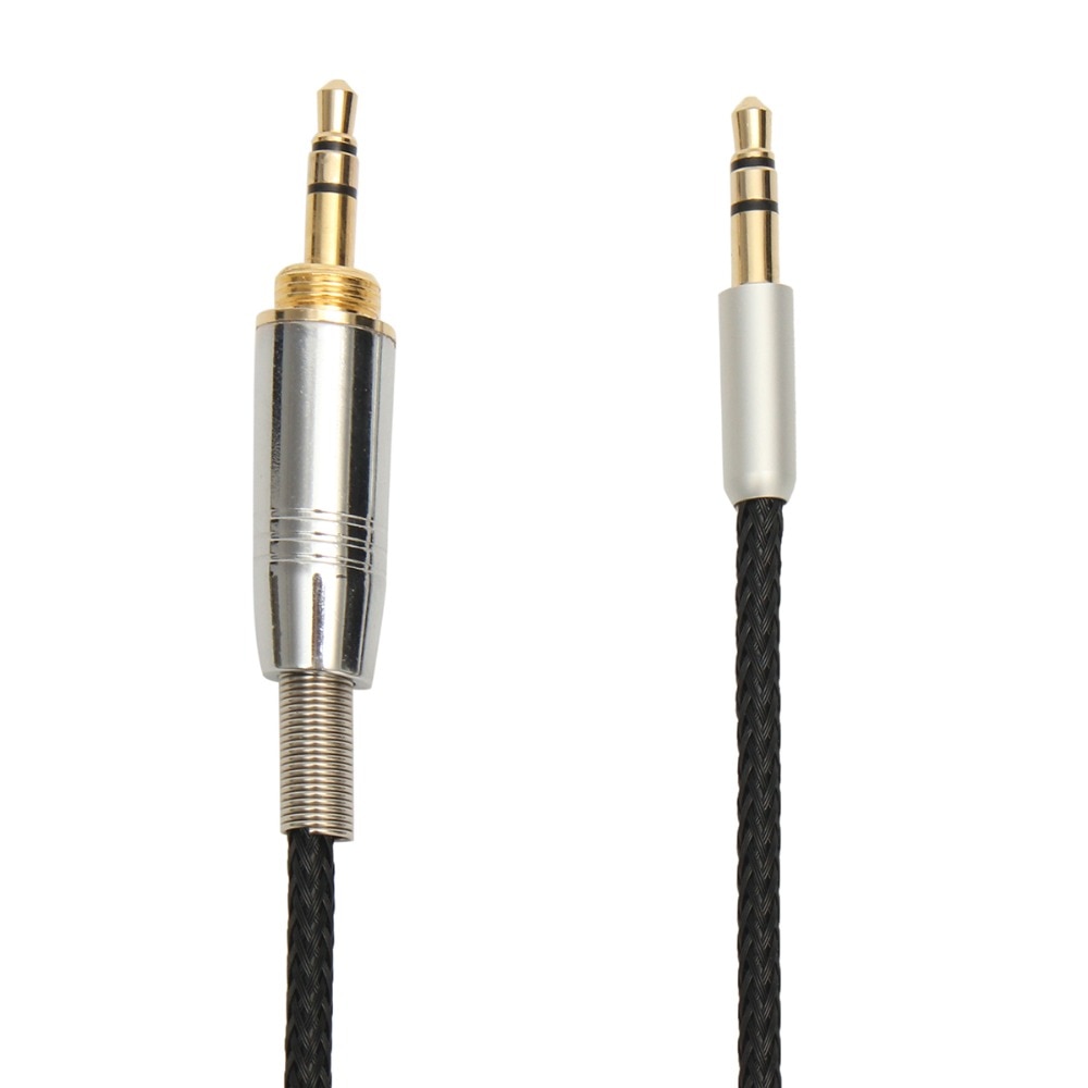 Braided 6.35mm Replacement Stereo Audio Cable Extension Music Cord for Beyerdynamic Custom One Pro Plus Studio Street Headphones