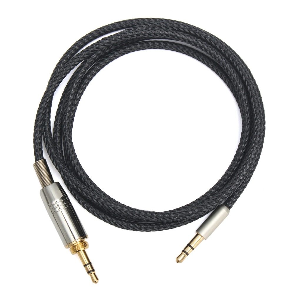 Braided 6.35mm Replacement Stereo Audio Cable Extension Music Cord for Beyerdynamic Custom One Pro Plus Studio Street Headphones